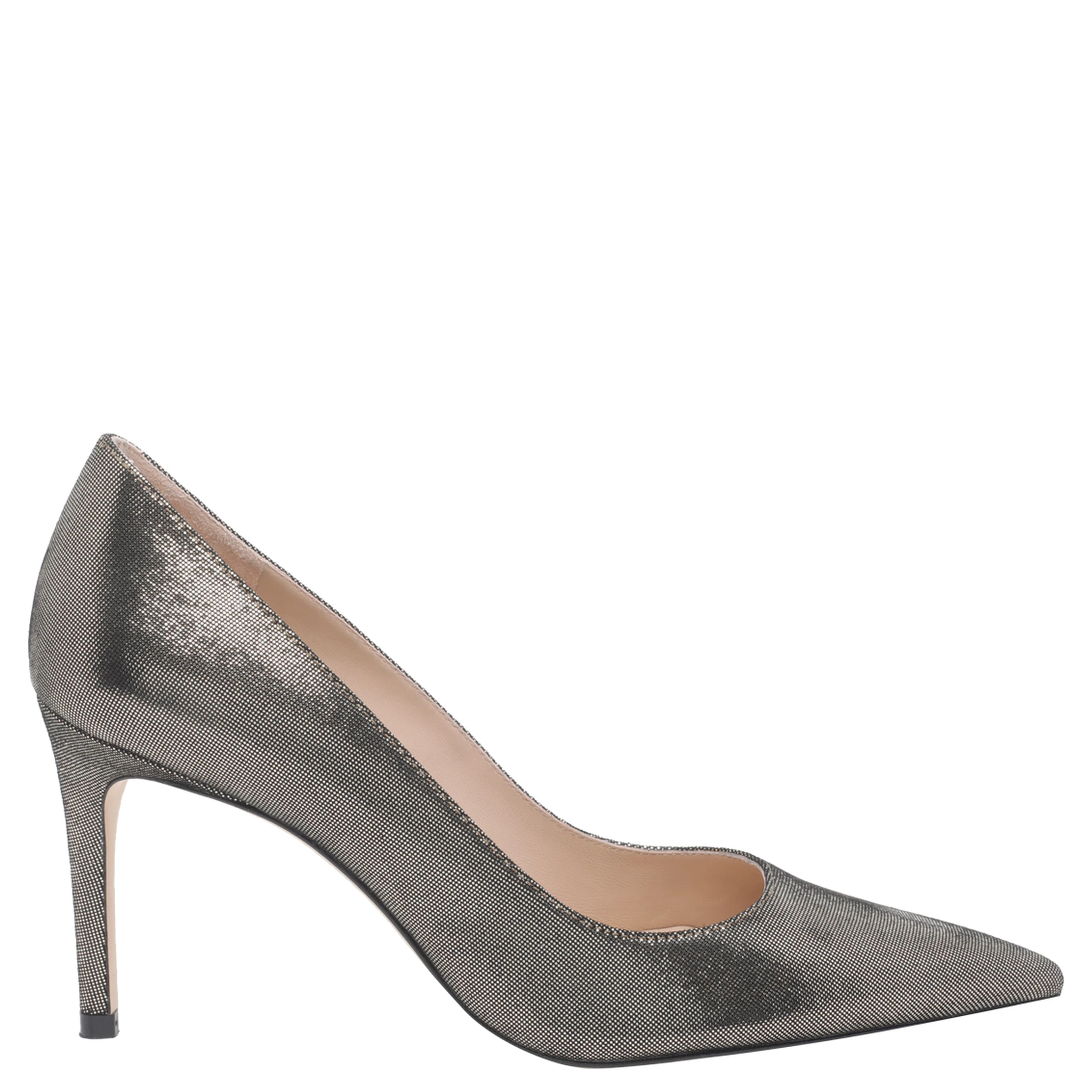 Stuart Weitzman With Heel Silver