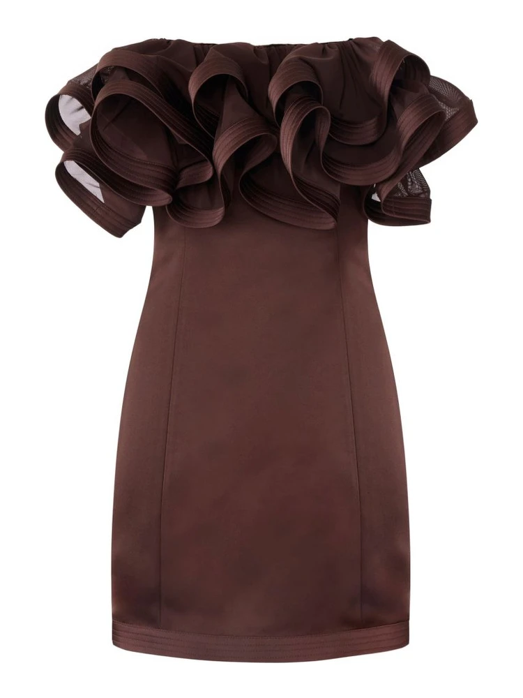 Elisabetta Franchi Dresses Brown