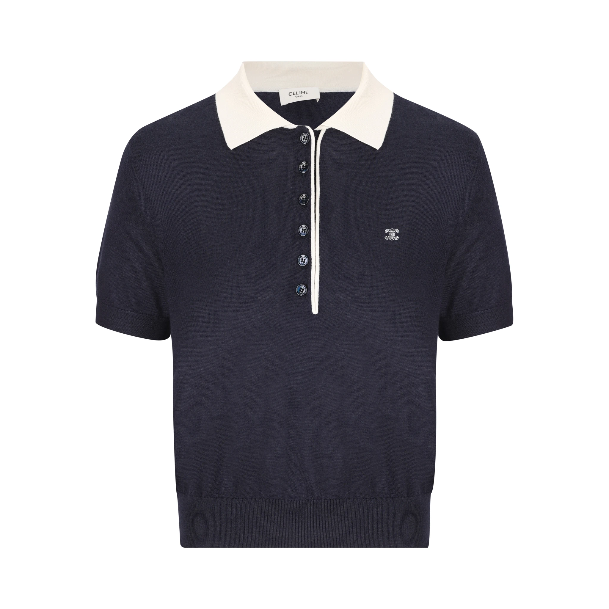 Céline T-shirts and Polos Blue