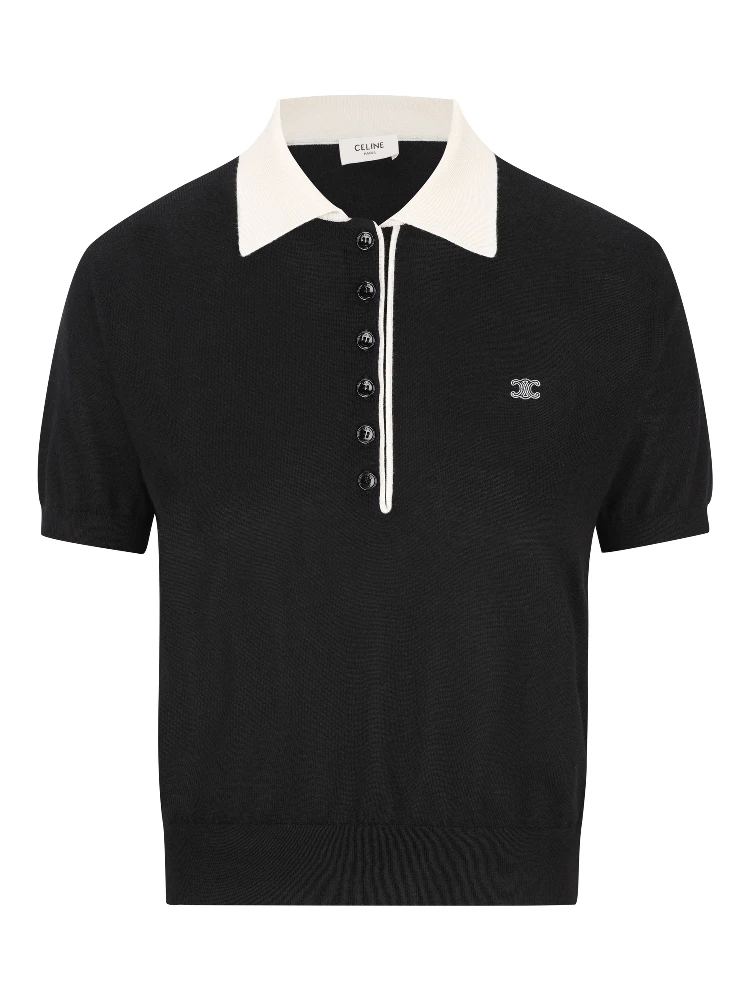 Céline T-shirts and Polos Black