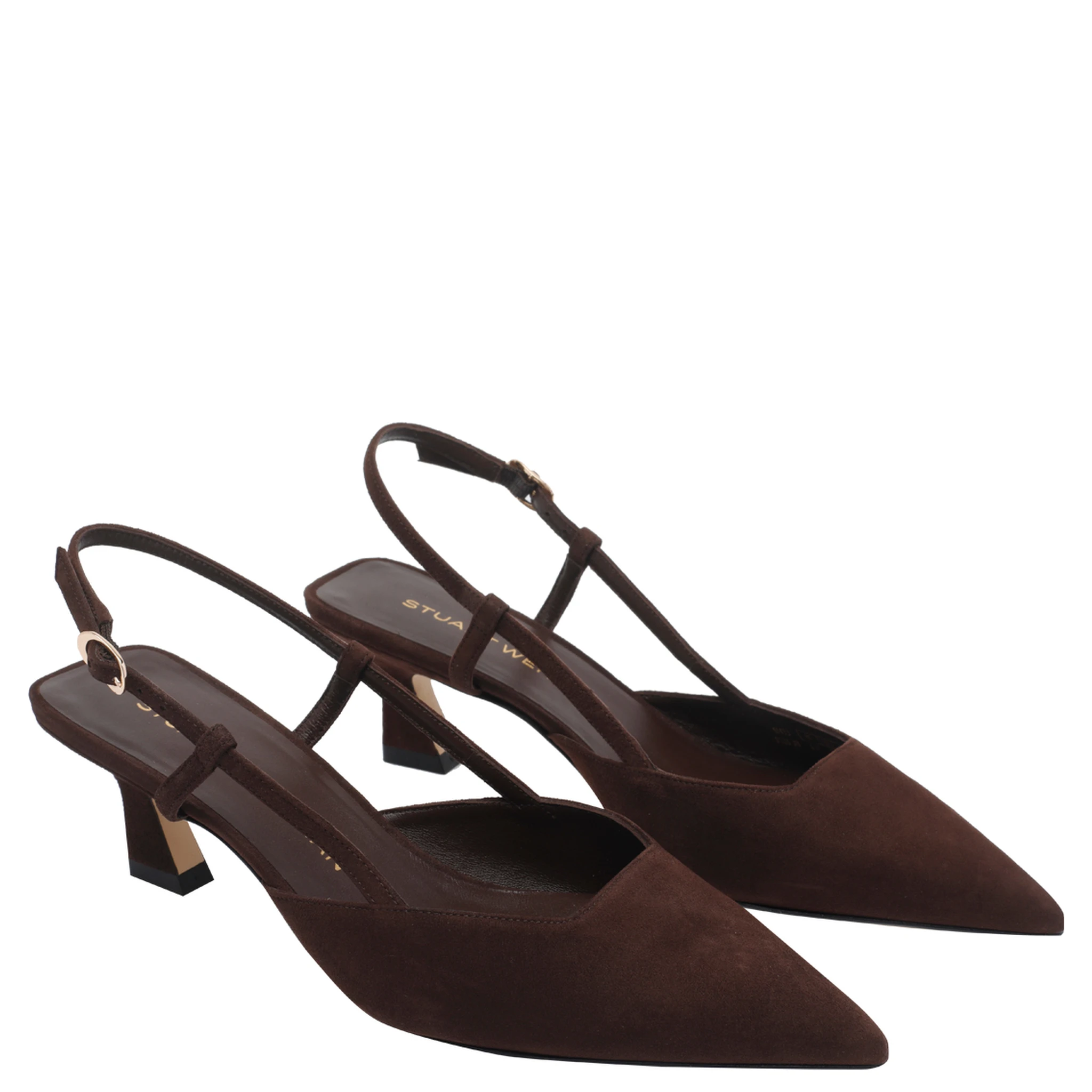 Stuart Weitzman With Heel Brown
