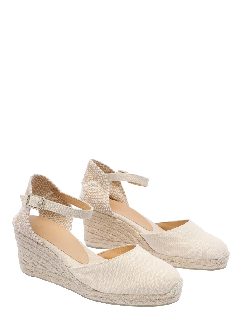 Castaner Sandals White