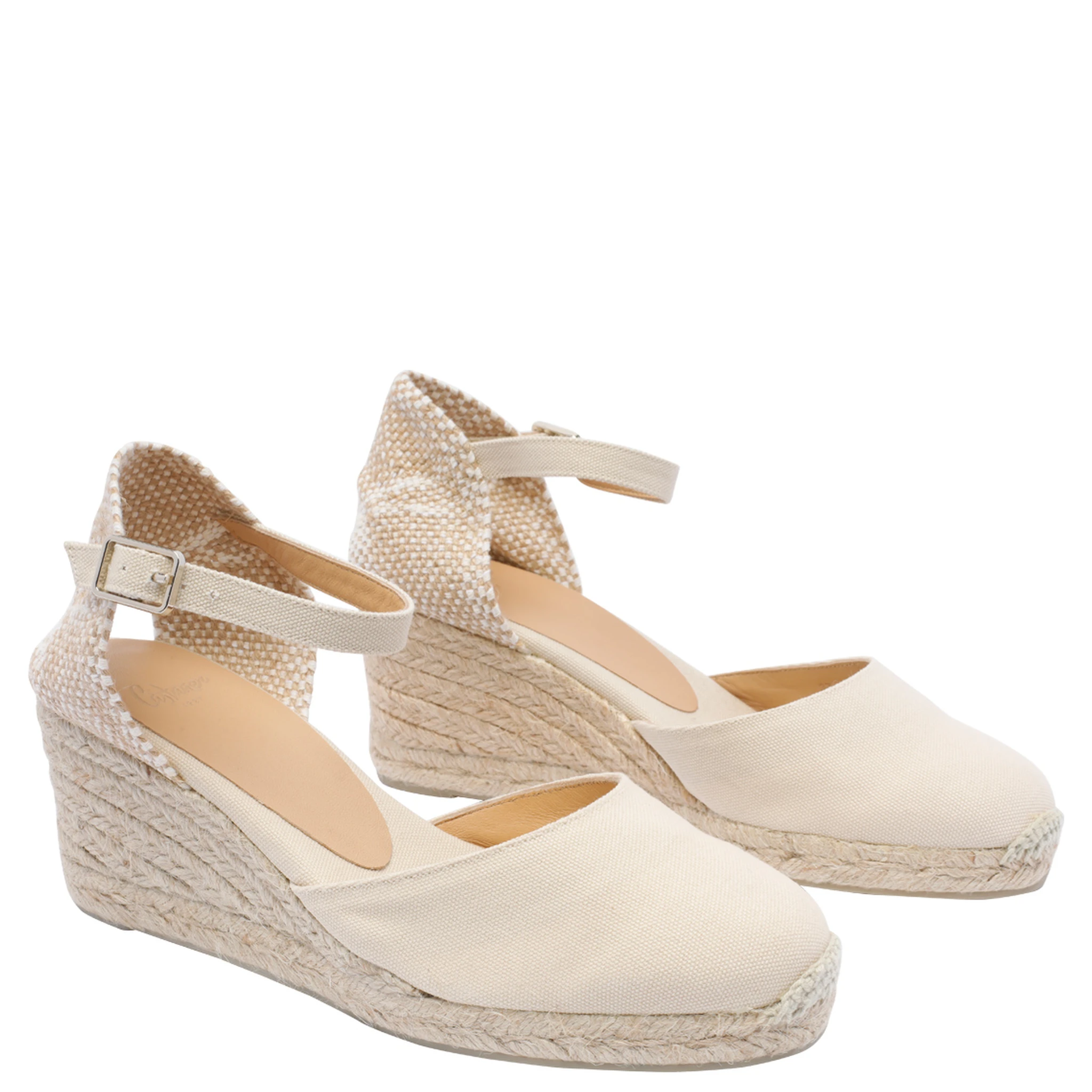 Castaner Sandals White