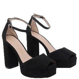 Stuart Weitzman With Heel Black