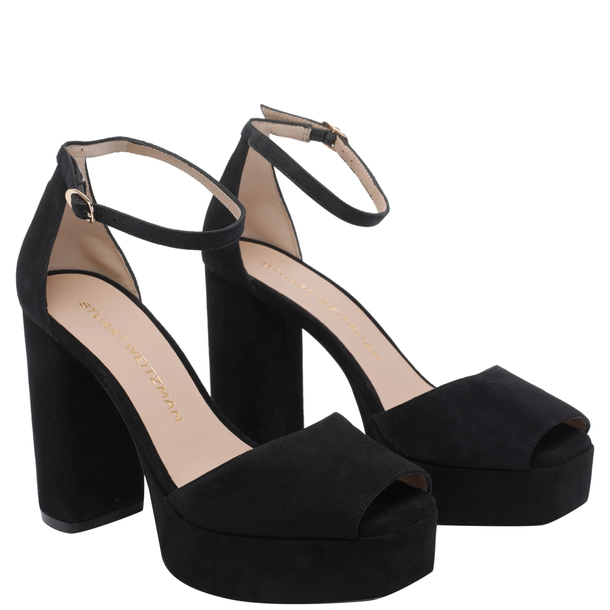 Stuart Weitzman With Heel Black