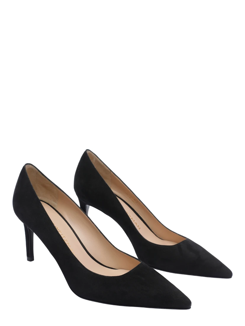 Stuart Weitzman With Heel Black