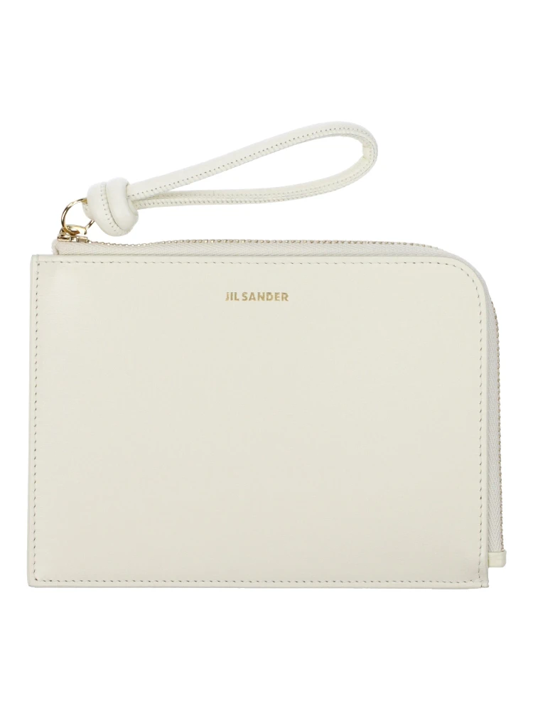 Beige Leather Wallet