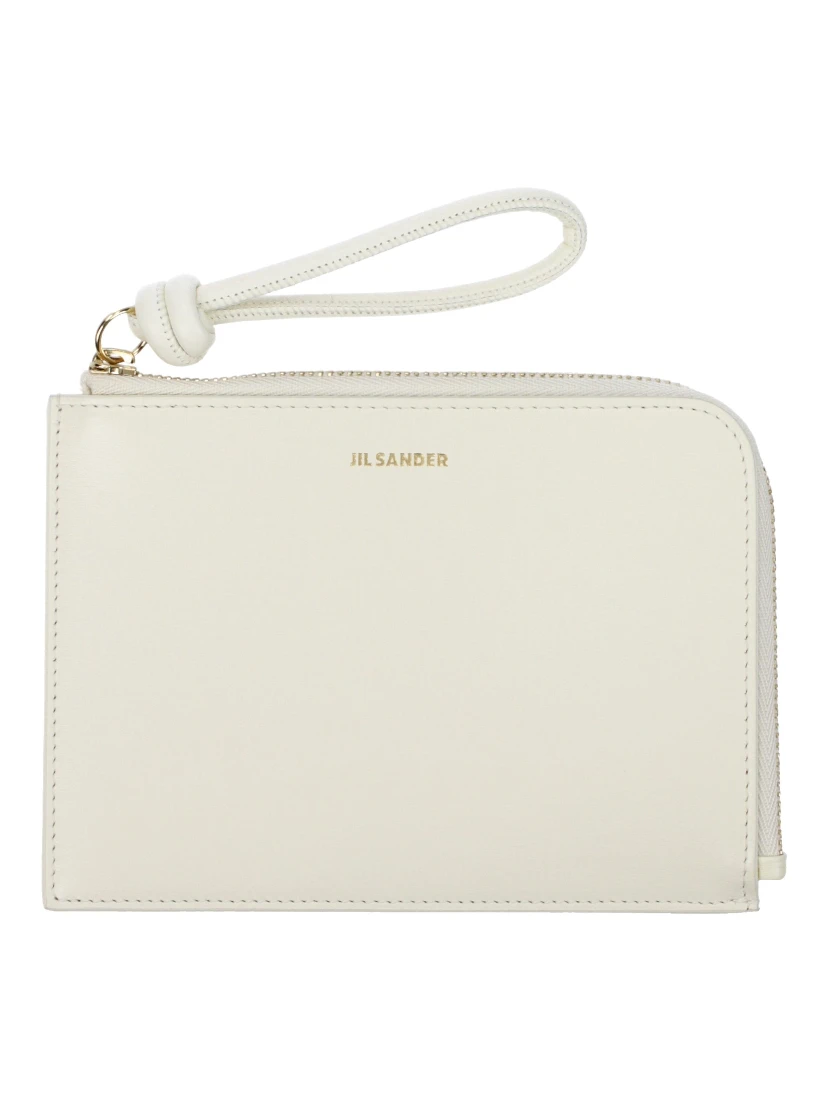 Beige Leather Wallet