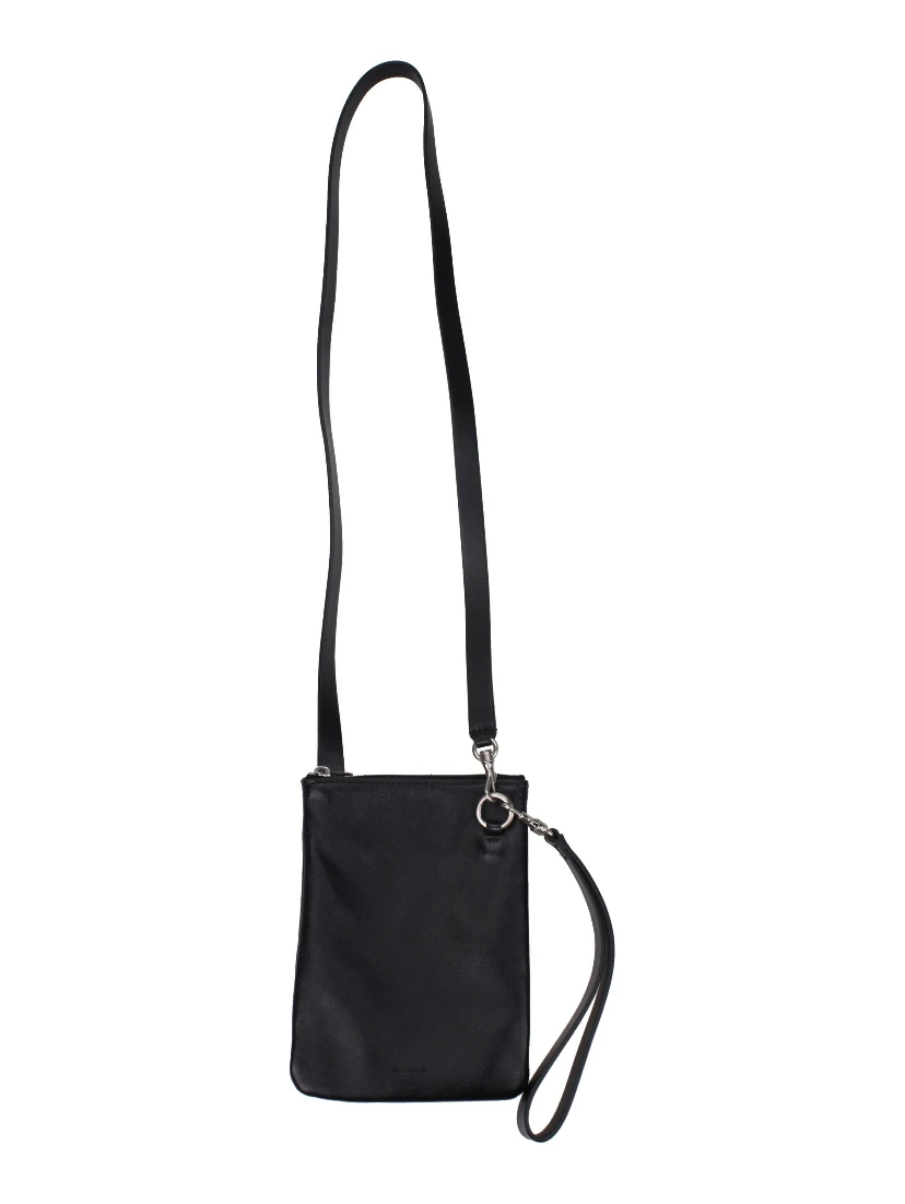 Black Leather Crossbody Bag