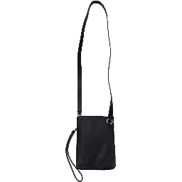 Black Leather Crossbody Bag