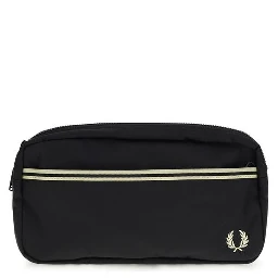 Black Recycled Polyamide Shoulder Bag