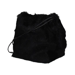 Black Fur Shoulder Bag