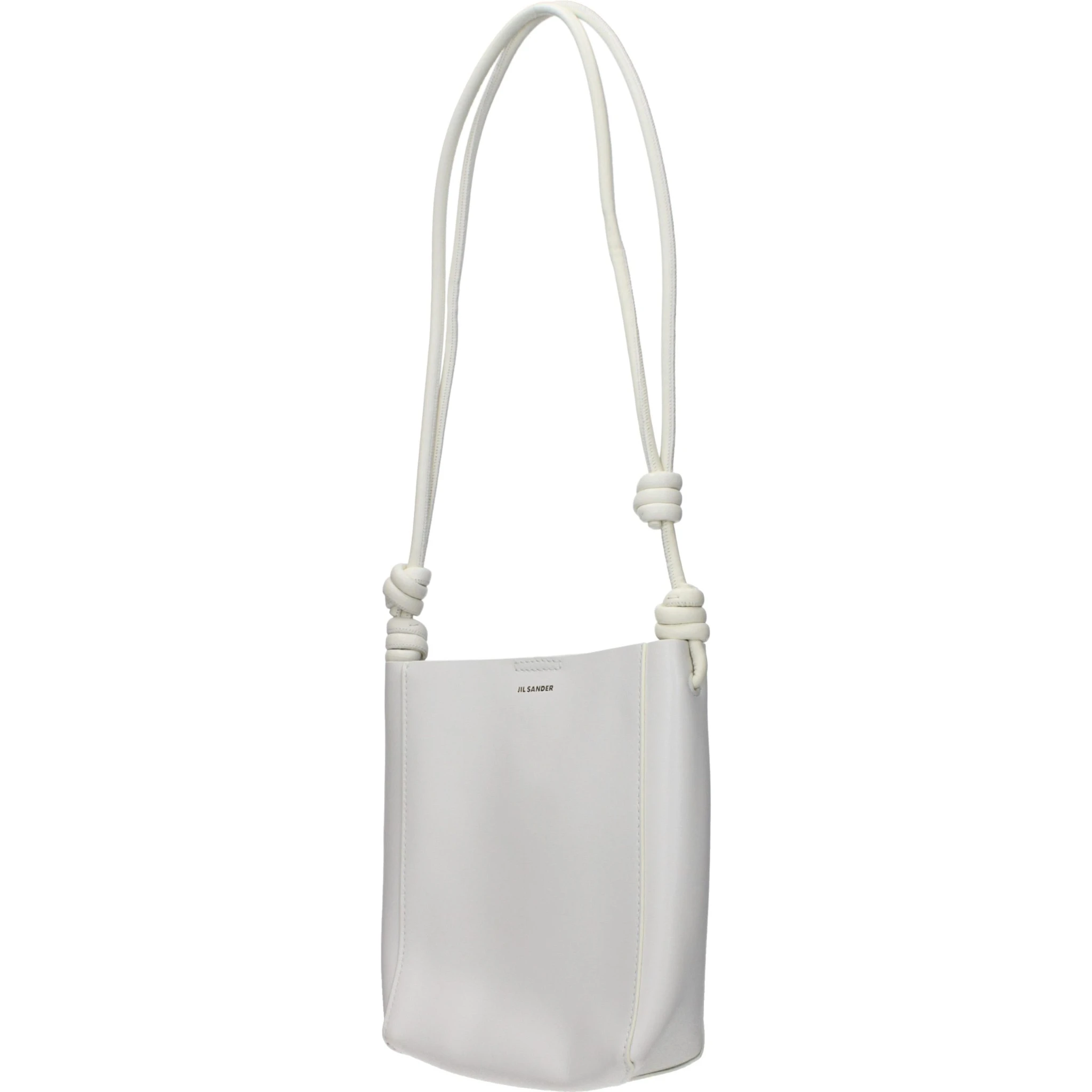 Beige Leather Shoulder Bag