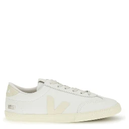 White Calf Leather Bos Taurus Low Top Sneakers