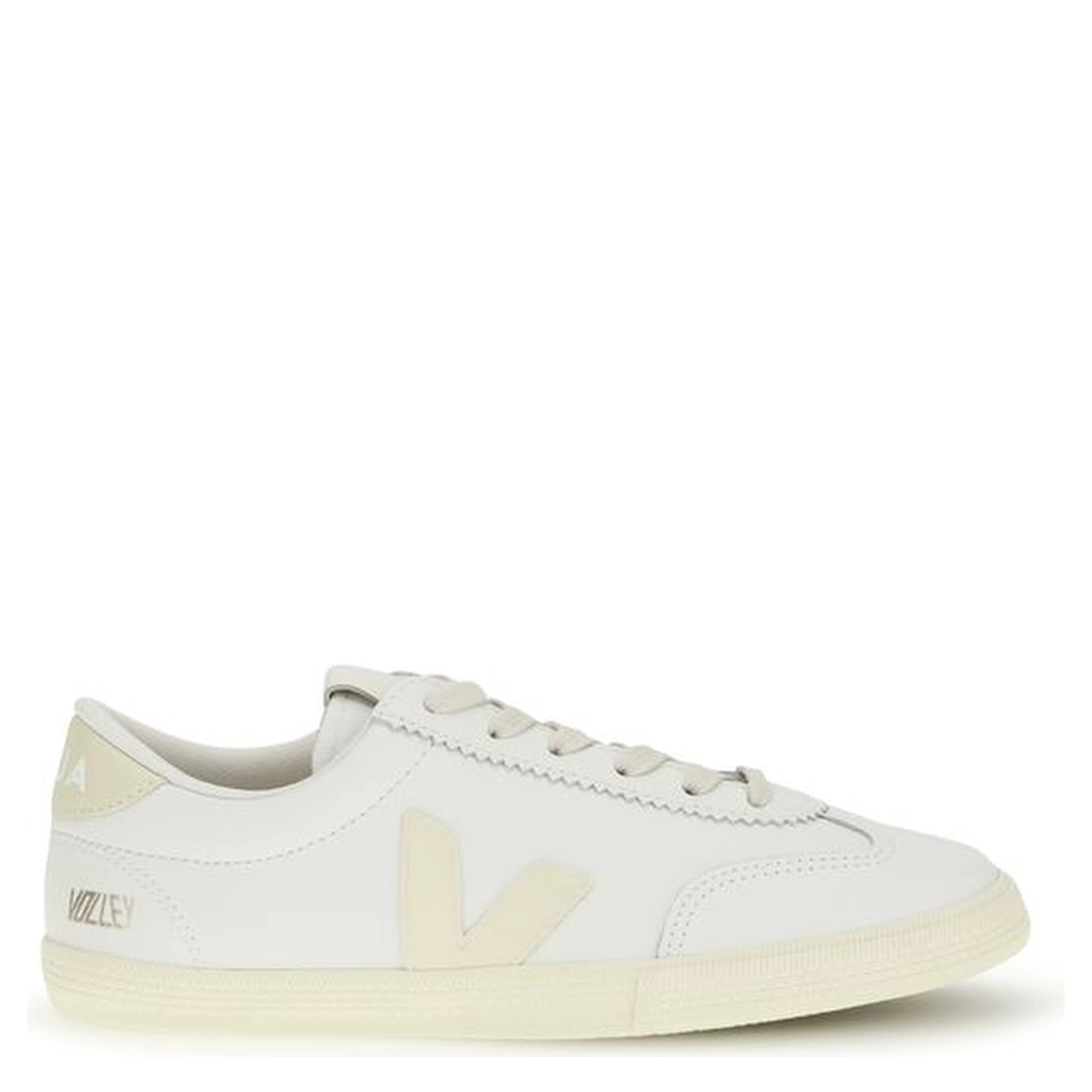White Calf Leather Bos Taurus Low Top Sneakers