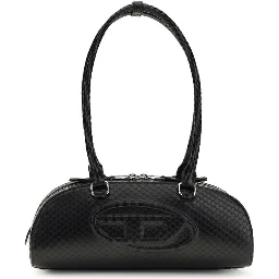 Black Calf Leather Bos Taurus Shoulder Bag