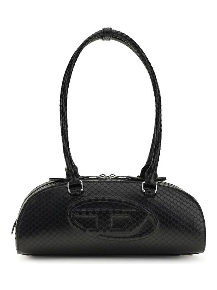 Black Calf Leather Bos Taurus Shoulder Bag