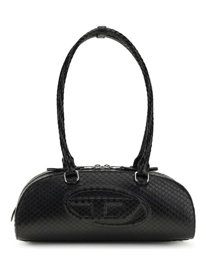 Black Calf Leather Bos Taurus Shoulder Bag