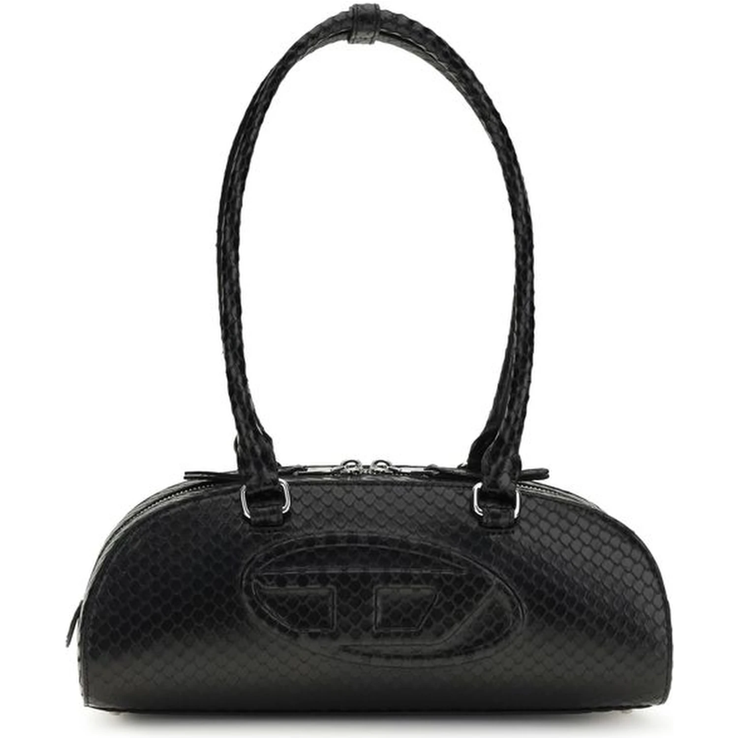Black Calf Leather Bos Taurus Shoulder Bag