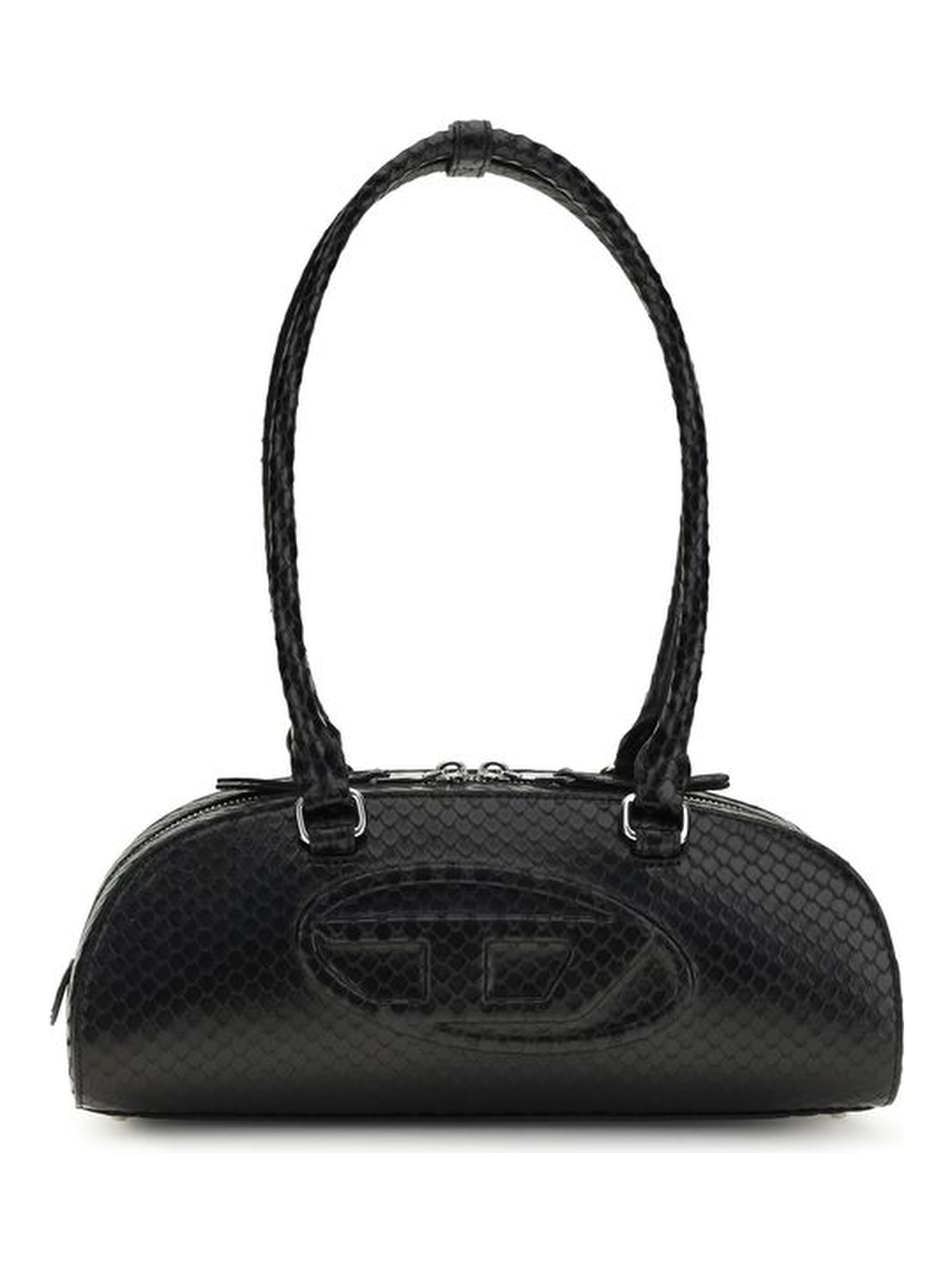 Black Calf Leather Bos Taurus Shoulder Bag
