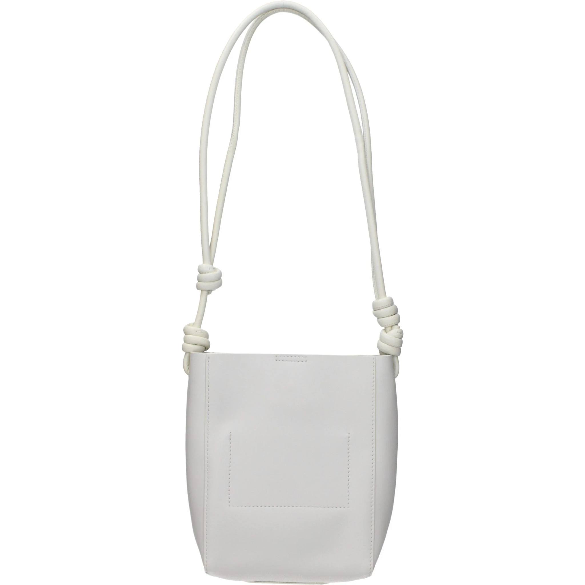 Beige Leather Shoulder Bag
