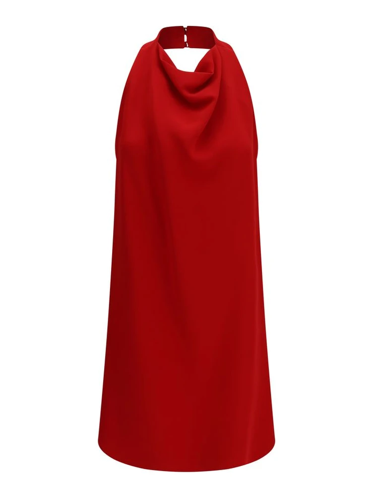 Multicolor Silk Casual Dress