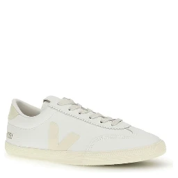 White Calf Leather Bos Taurus Low Top Sneakers