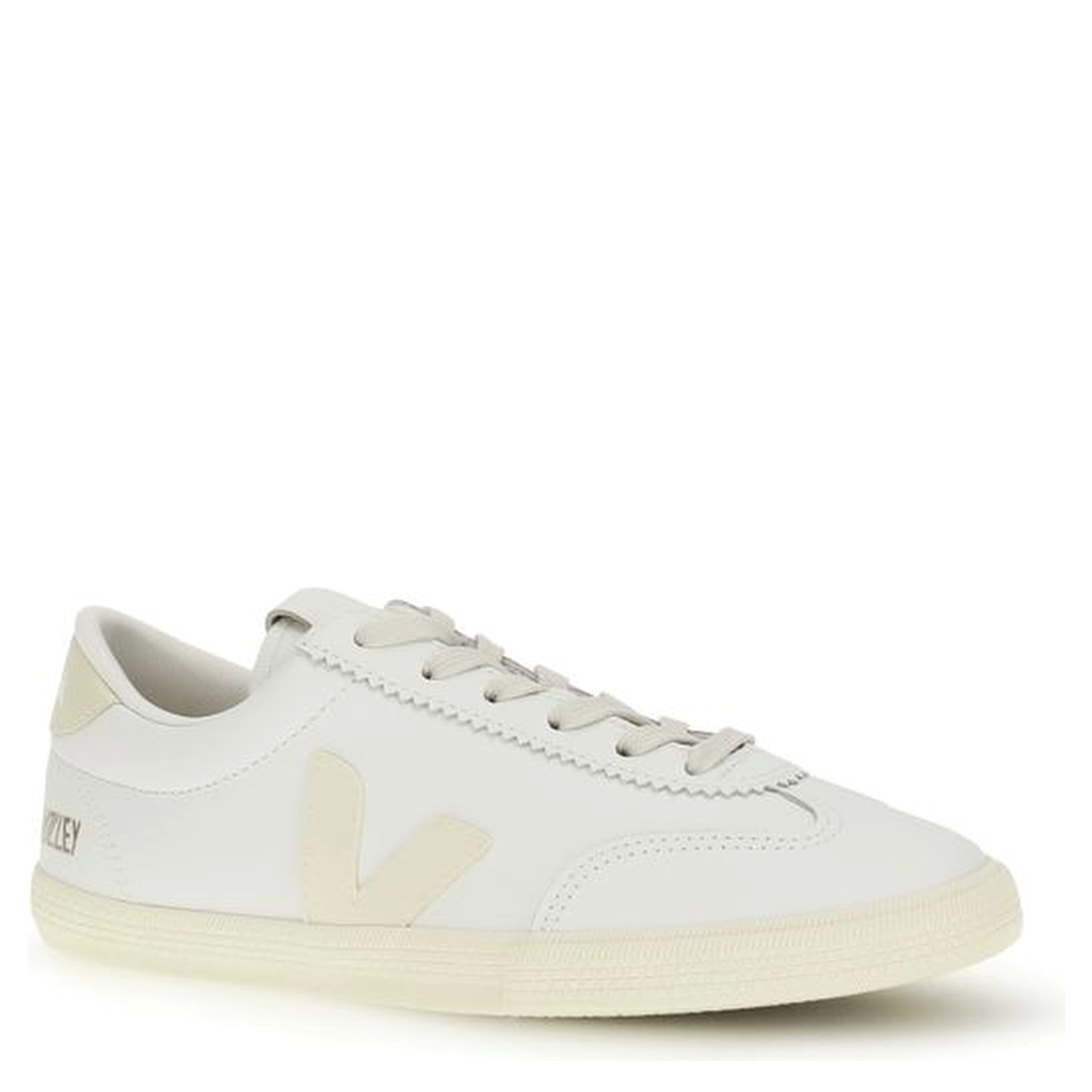 White Calf Leather Bos Taurus Low Top Sneakers