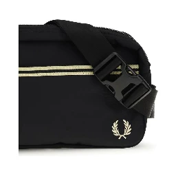 Black Recycled Polyamide Shoulder Bag