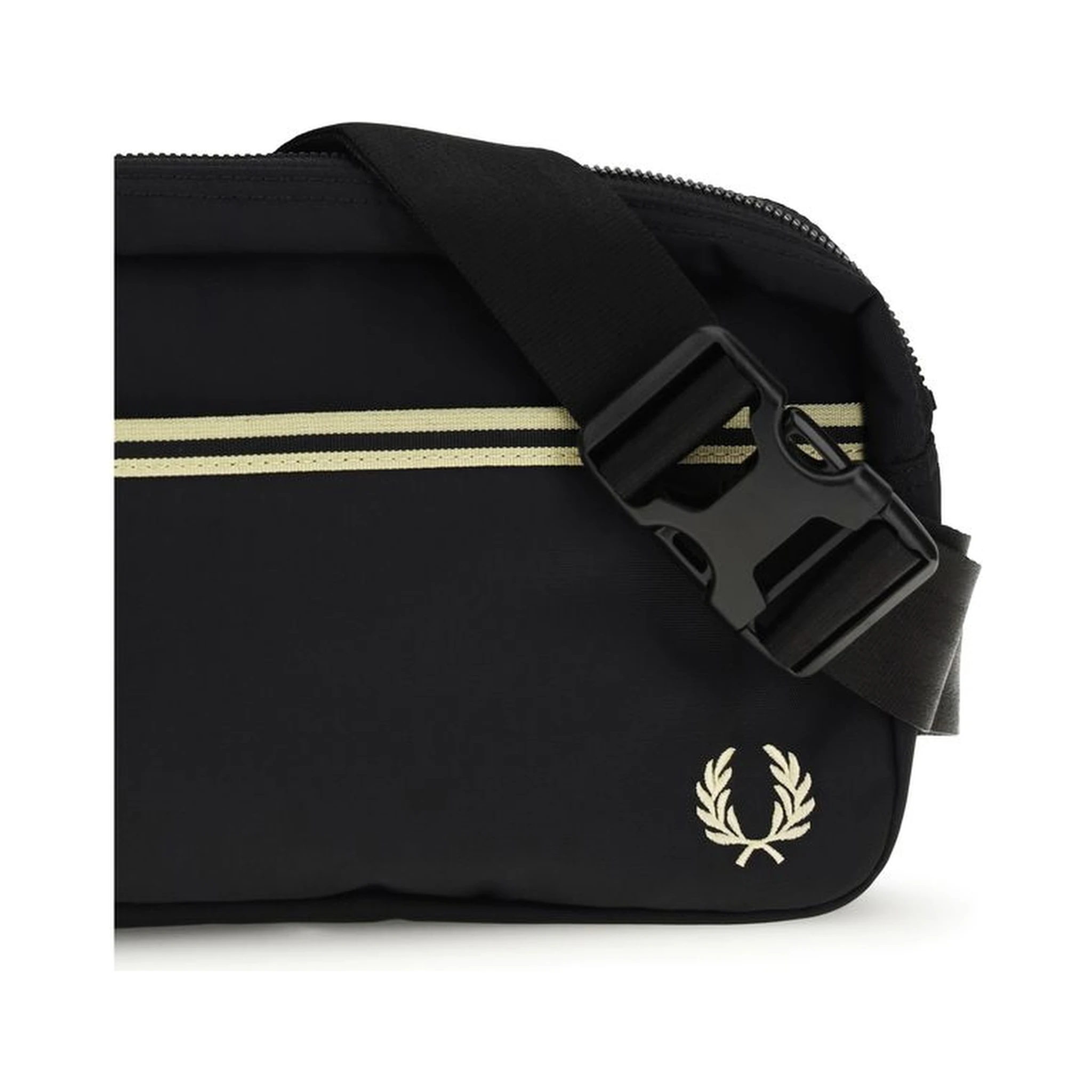 Black Recycled Polyamide Shoulder Bag