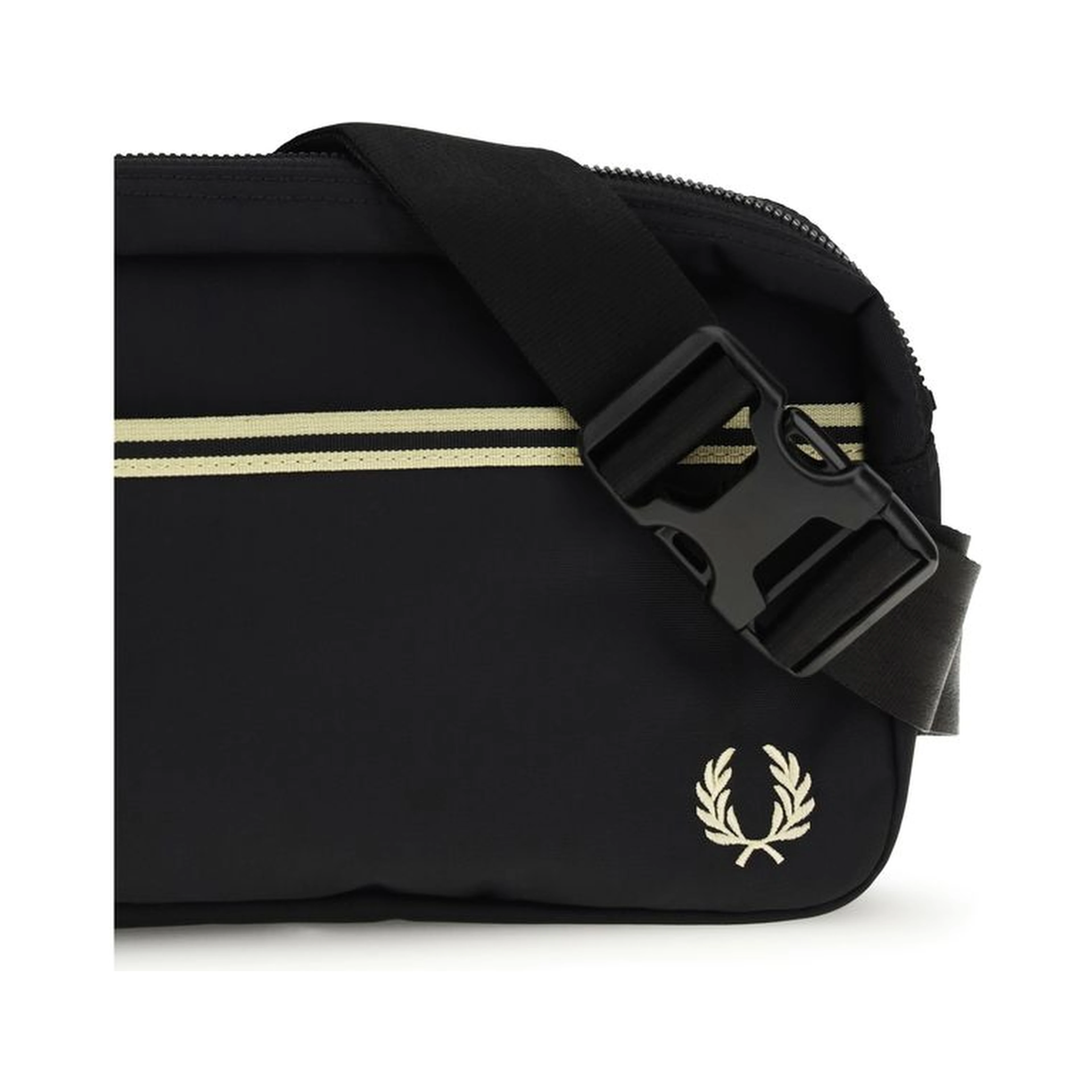 Black Recycled Polyamide Shoulder Bag