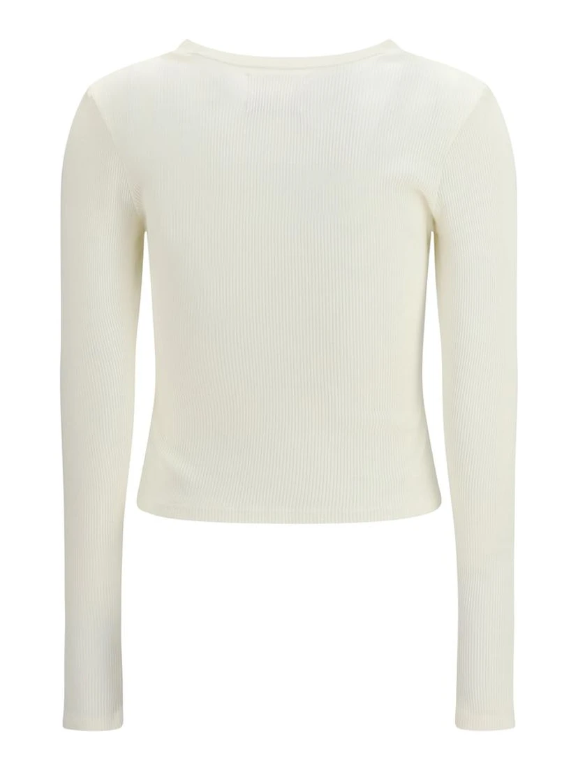 White Cotton Cardigan