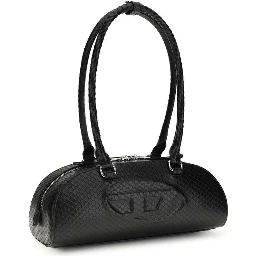 Black Calf Leather Bos Taurus Shoulder Bag