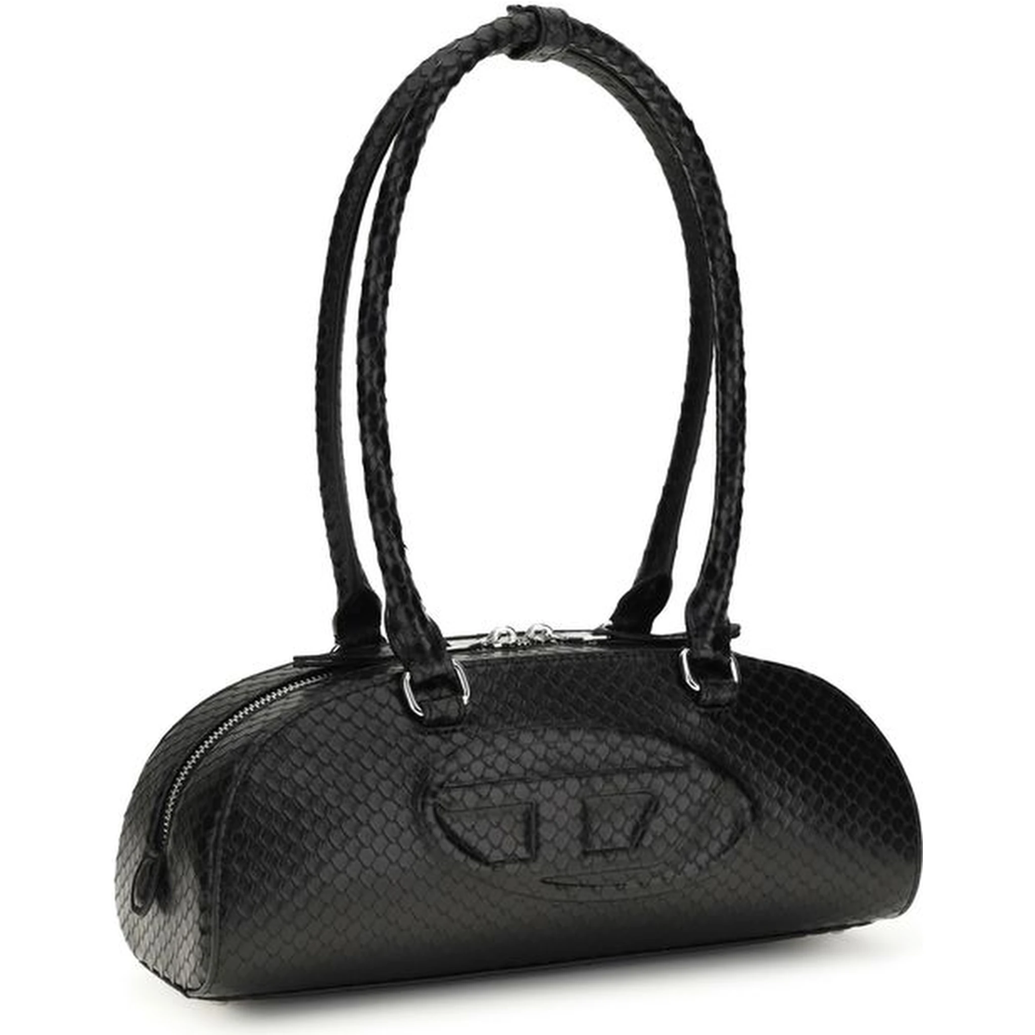 Black Calf Leather Bos Taurus Shoulder Bag