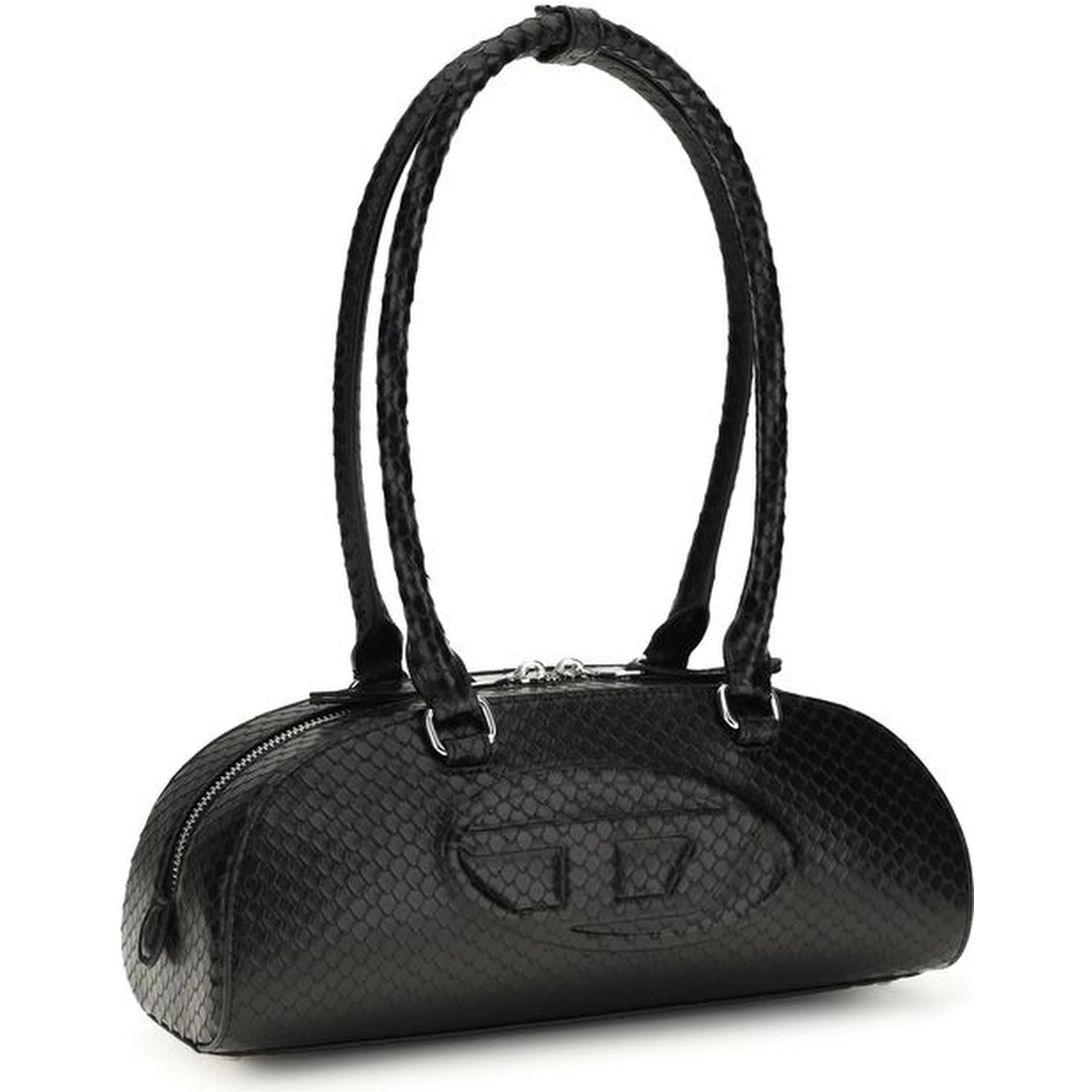 Black Calf Leather Bos Taurus Shoulder Bag