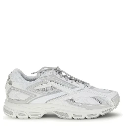 White Polyethylene Athletic Sneakers