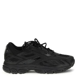 Black Polyethylene Athletic Sneakers
