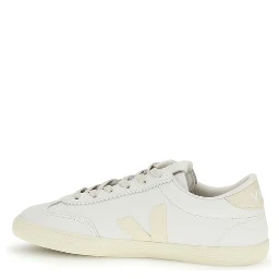 White Calf Leather Bos Taurus Low Top Sneakers