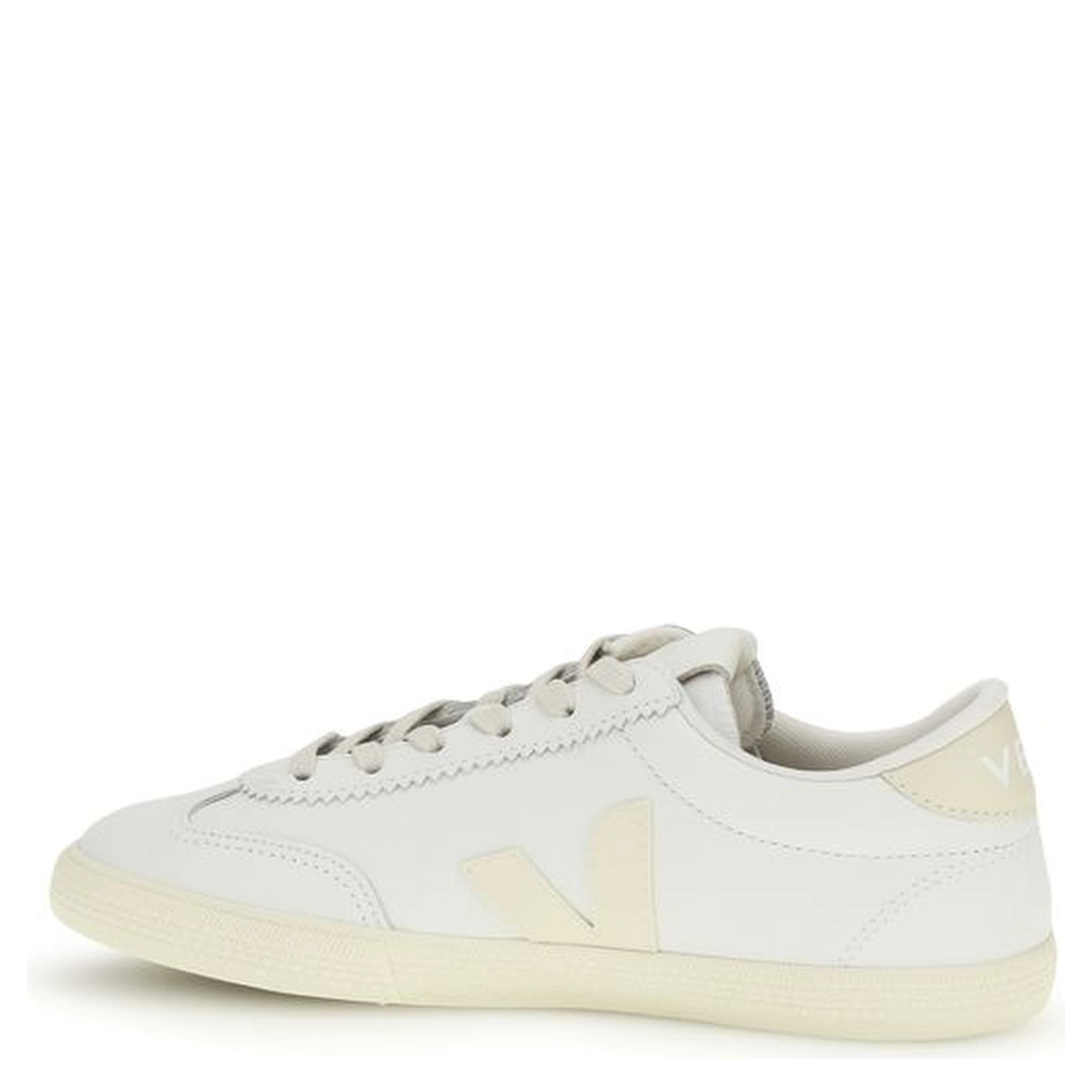 White Calf Leather Bos Taurus Low Top Sneakers