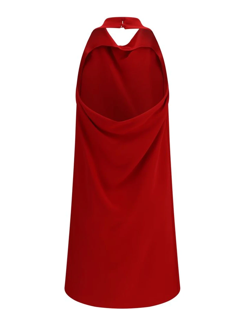 Multicolor Silk Casual Dress