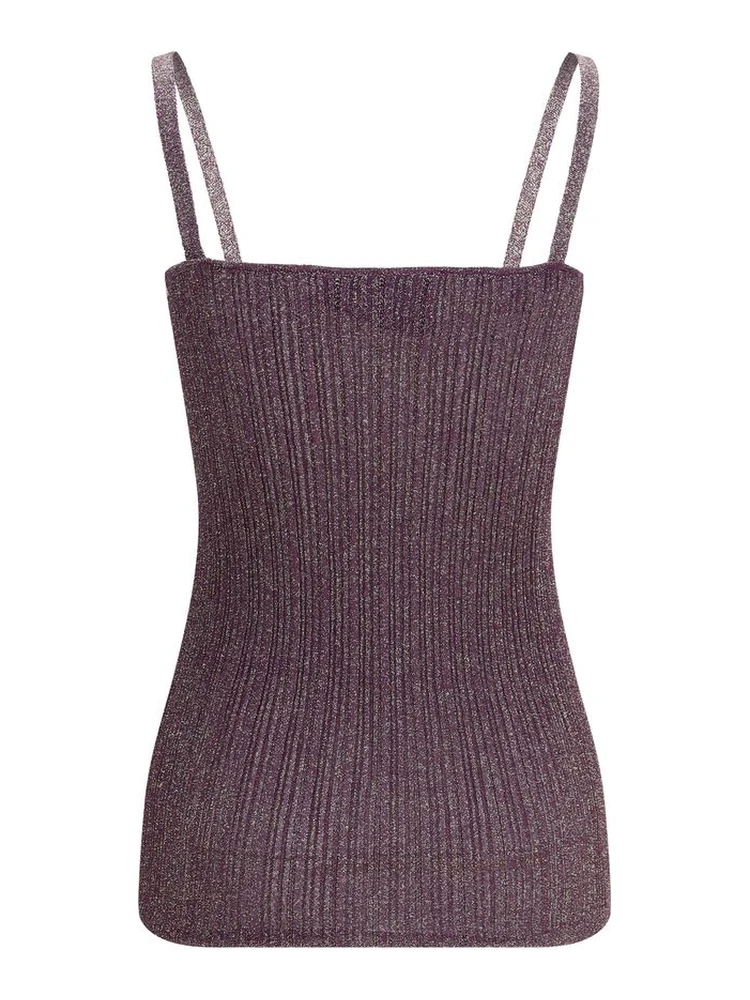 Multicolor Viscose Sleeveles T-Shirt alternative