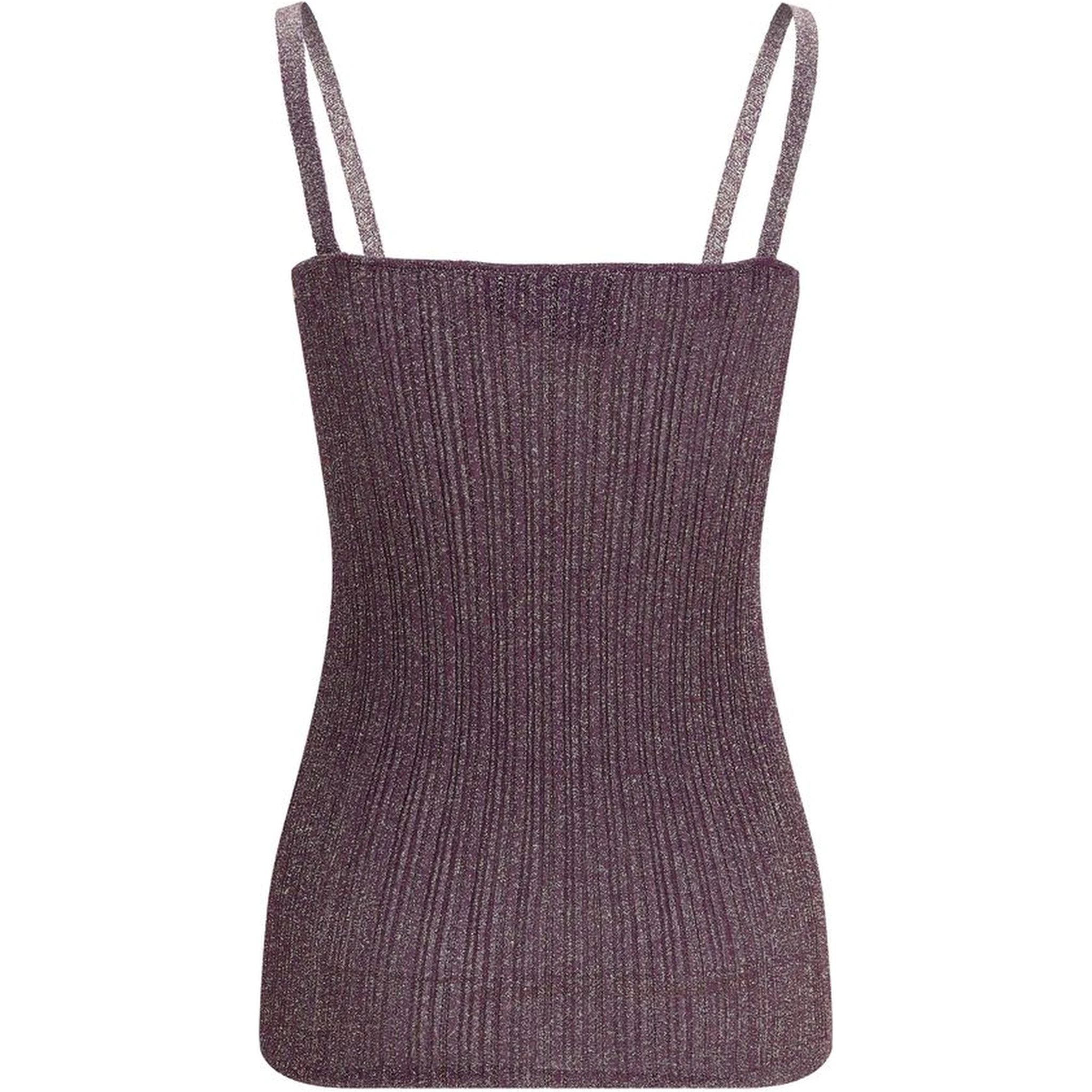 Multicolor Viscose Sleeveles T-Shirt