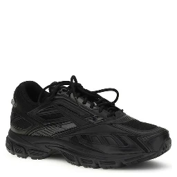 Black Polyethylene Athletic Sneakers