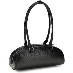 Black Calf Leather Bos Taurus Shoulder Bag