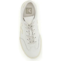 White Calf Leather Bos Taurus Low Top Sneakers