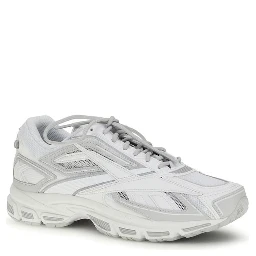 White Polyethylene Athletic Sneakers