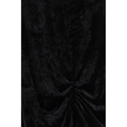Black Viscose Long Skirt