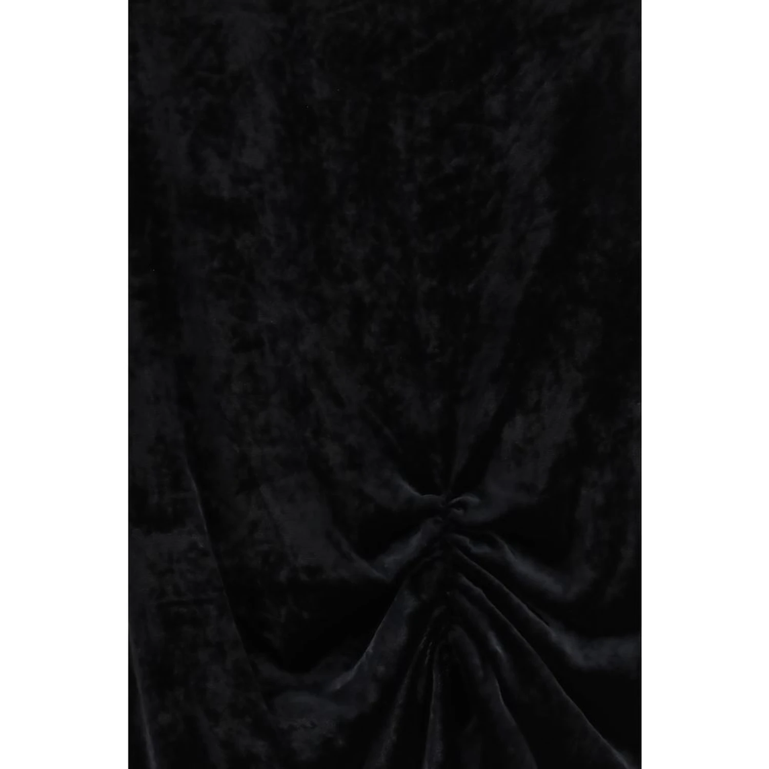 Black Viscose Long Skirt