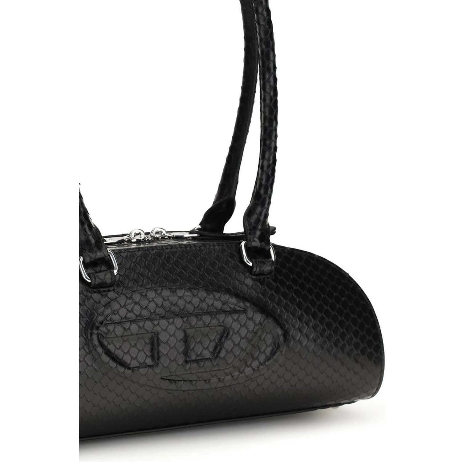 Black Calf Leather Bos Taurus Shoulder Bag