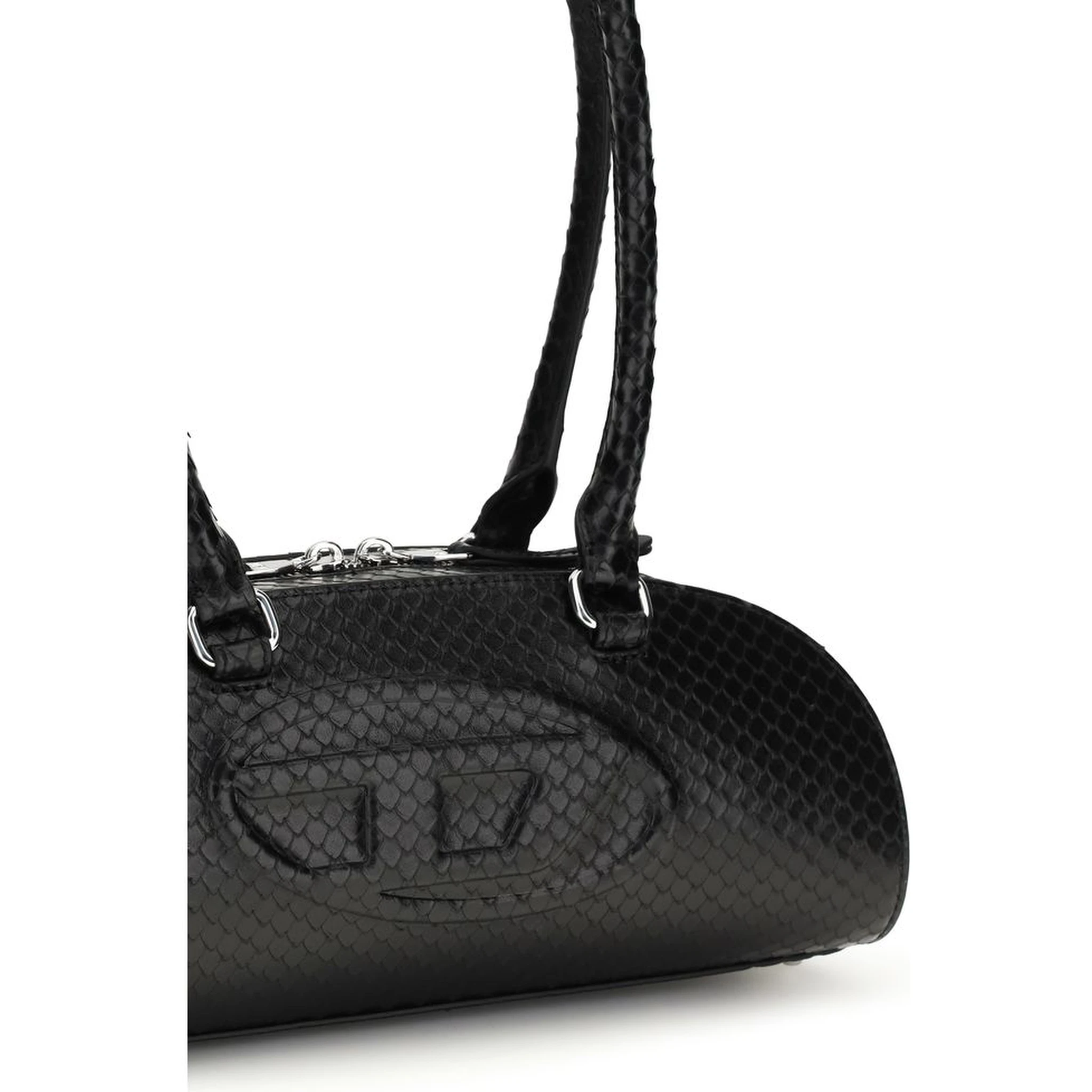 Black Calf Leather Bos Taurus Shoulder Bag